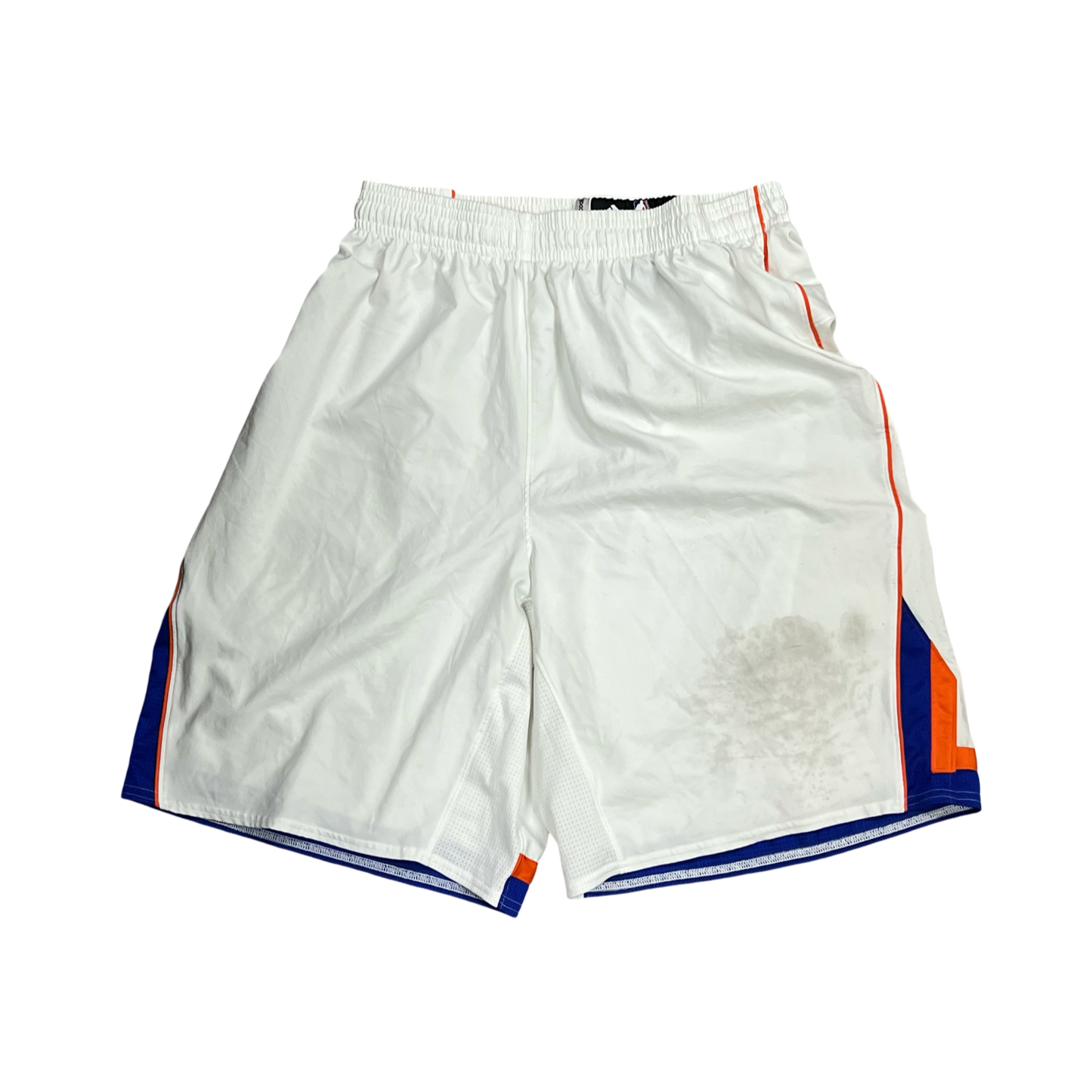 JR Smith Game Used New York Knicks Game Used White Basketball Shorts