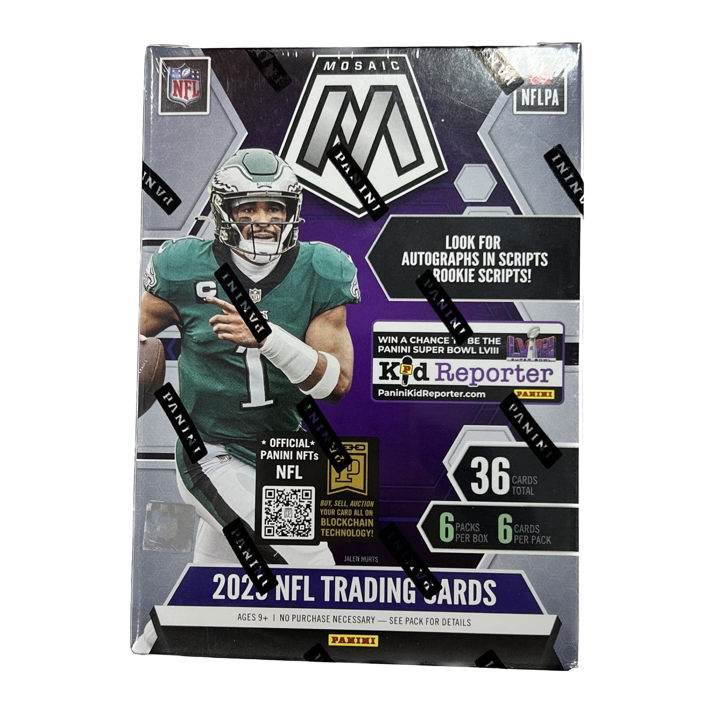 2023 NFL Panini Mosaic Purple - Blaster Box