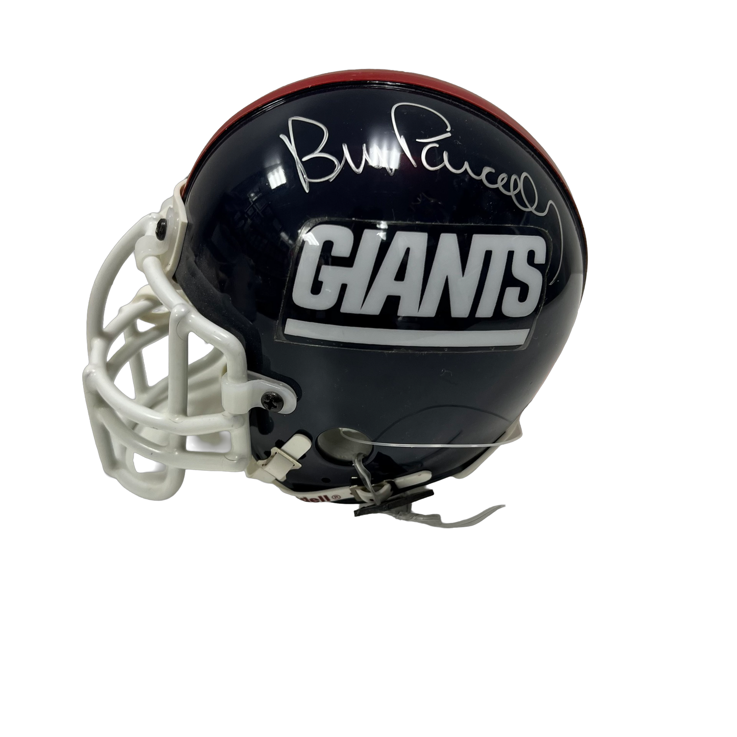 Bill Parcells Autographed New York Giants Old School Mini Helmet Beckett
