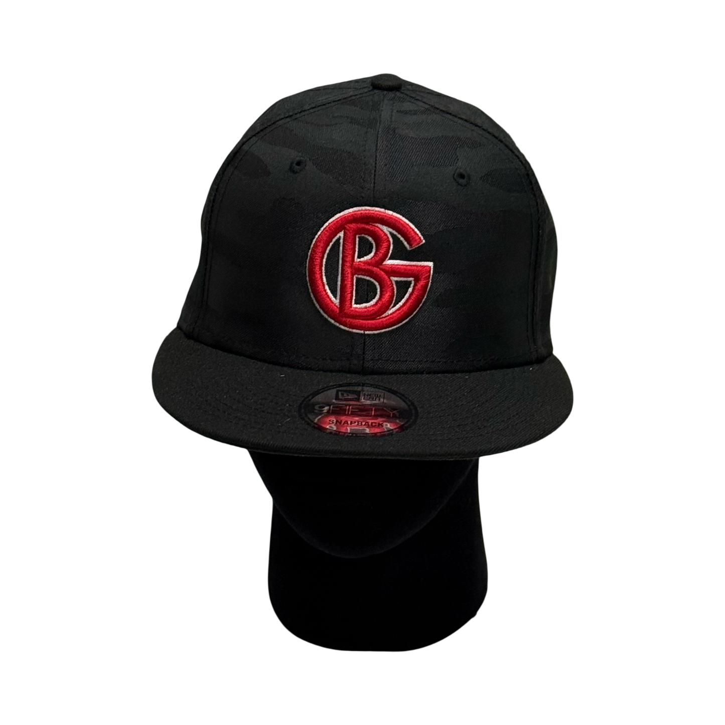 BG Be Great SnapBack Hat - Black Camo/Black Brim