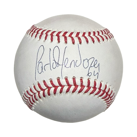 Carlos Mendoza Autographed New York Mets Manager OMLB JSA