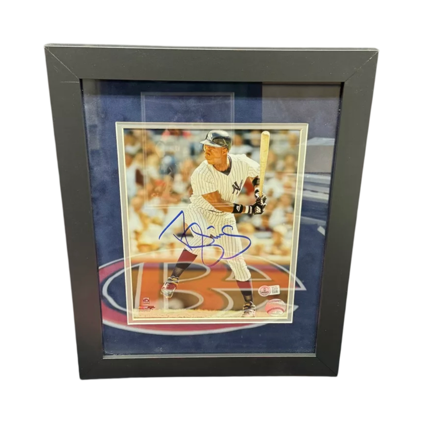 Darryl Strawberry Autographed New York Yankees Framed 8x10 Beckett