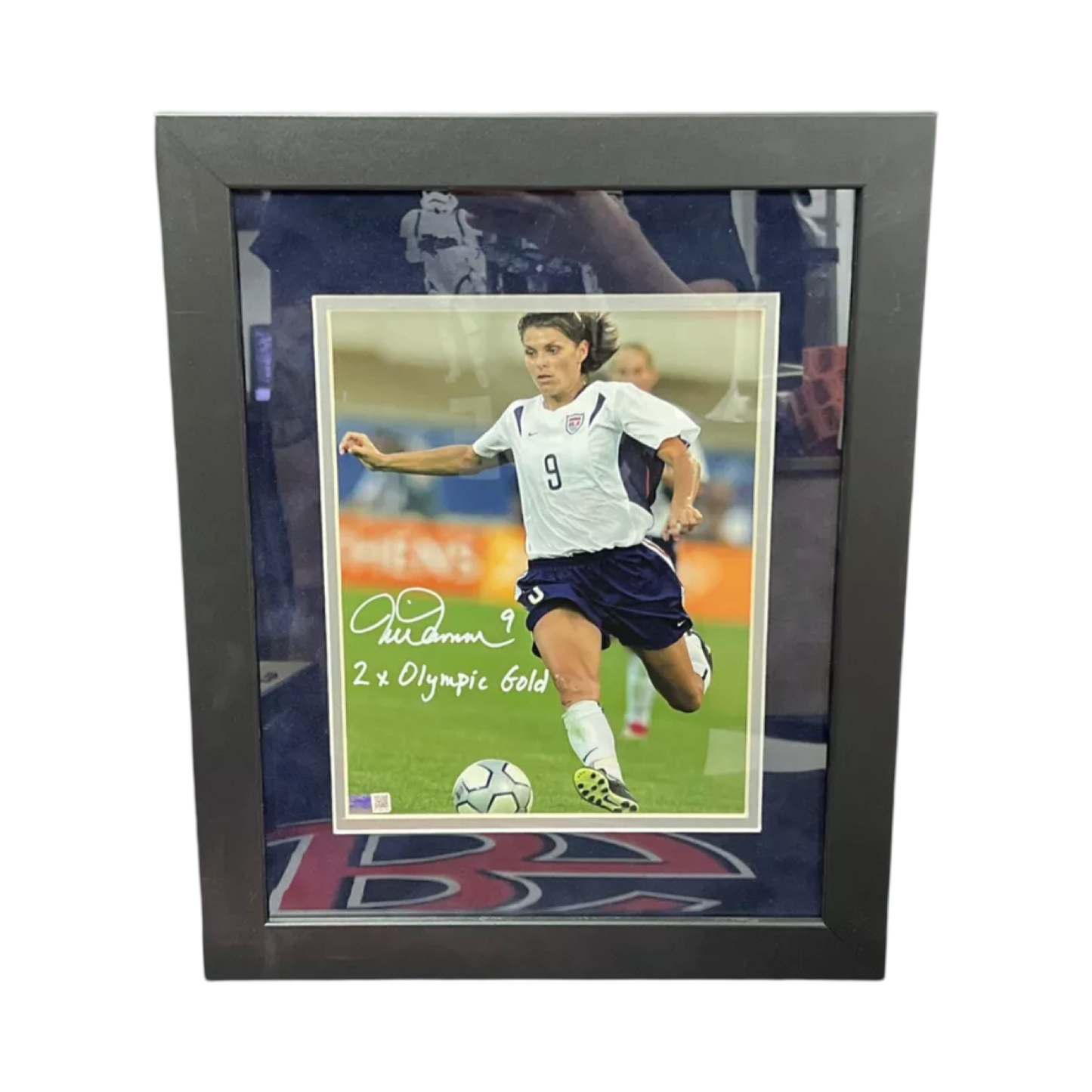 Mia Hamm Autographed Framed 8x10 USA Women’s National Team Steiner CX