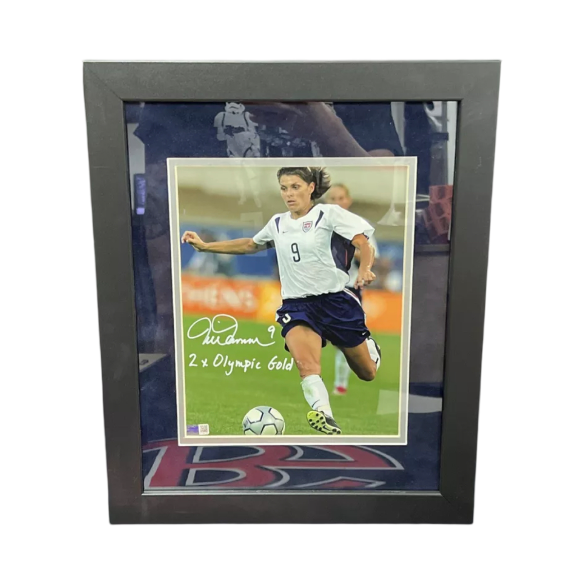 Mia Hamm Autographed Framed 8x10 USA Women’s National Team Steiner CX