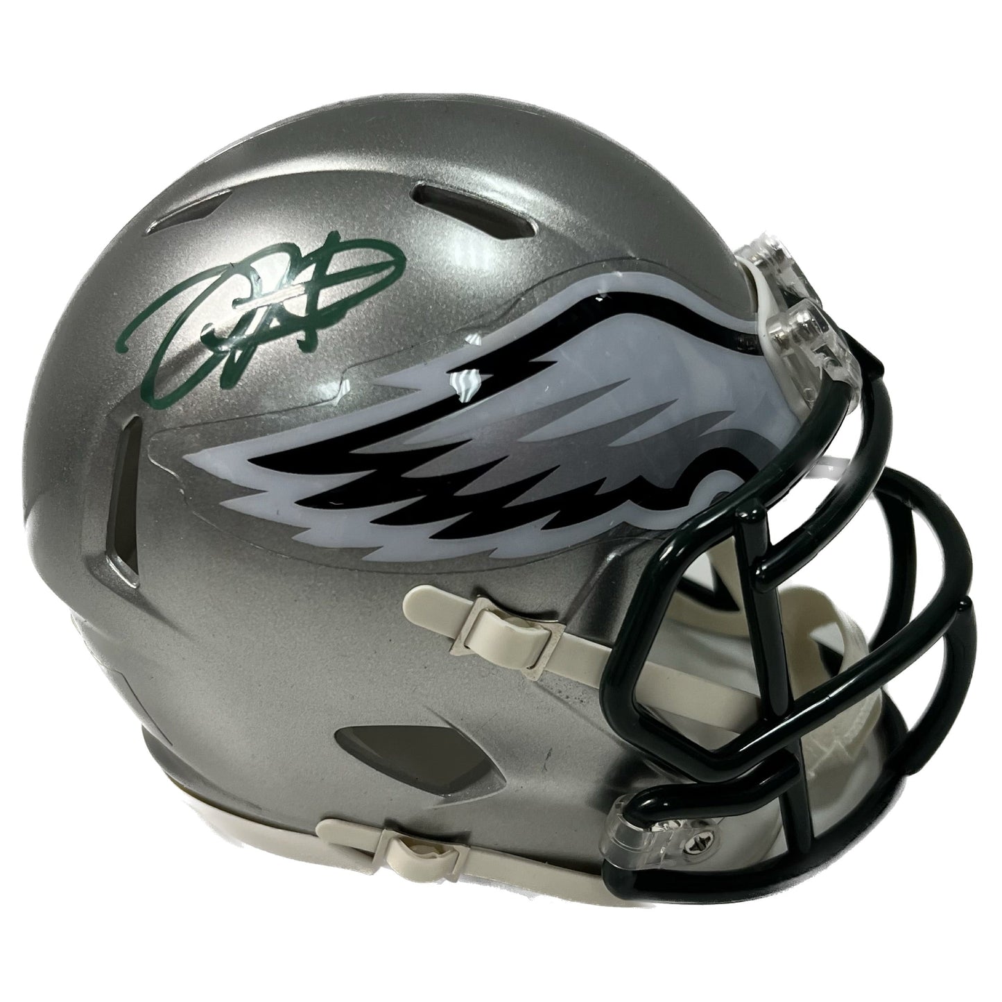 Jalen Hurts Autographed Philadelphia Eagles Flash Mini Helmet Beckett