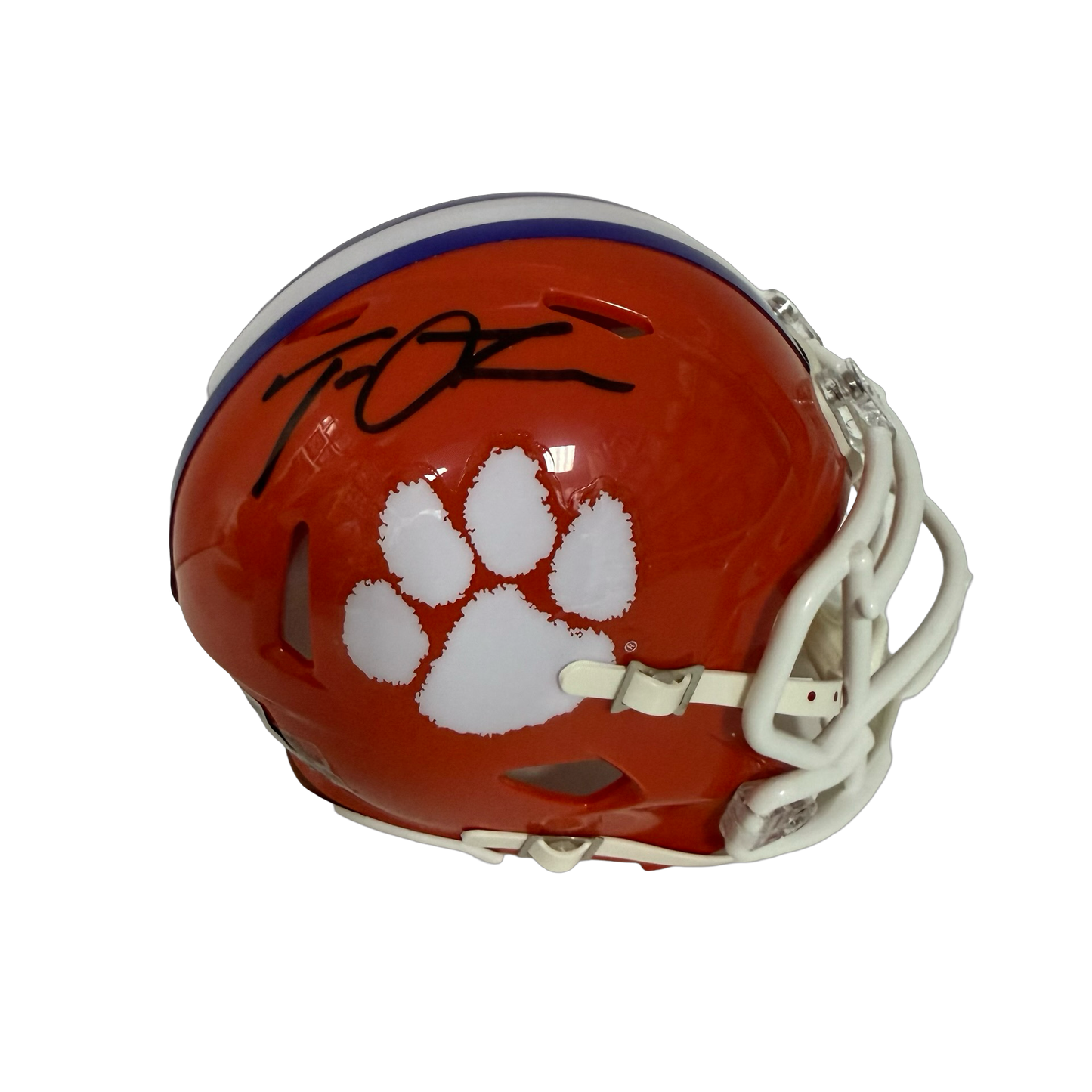 Trevor Lawrence Autographed Clemson Mini Helmet Fanatics