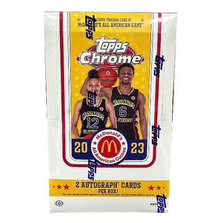 2023 NBA Topps Chrome McDonalds All American - Hobby Box