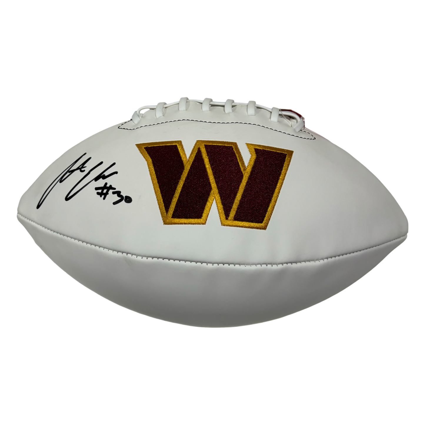 Austin Ekeler Autographed Washington Commanders Football Signed Beckett