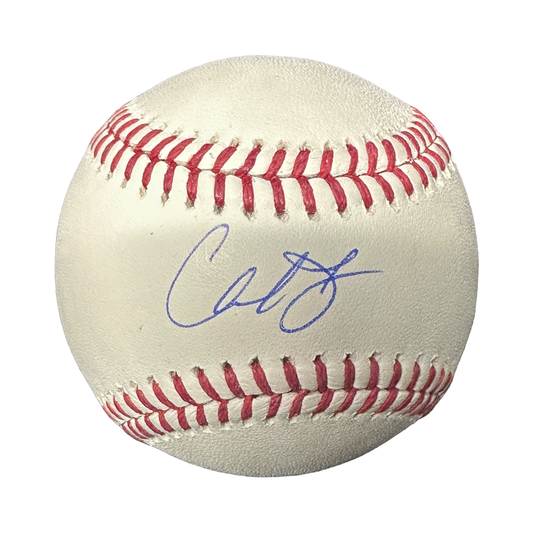 Chandler Simpson Autographed Tampa Bay Rays OMLB Beckett BAS