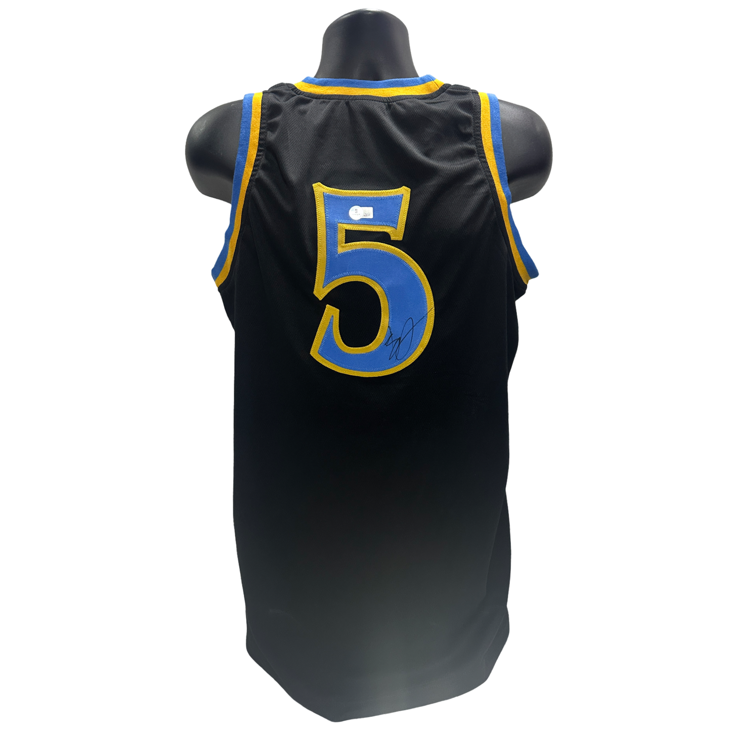 Baron Davis Autographed UCLA Black Jersey Beckett BAS