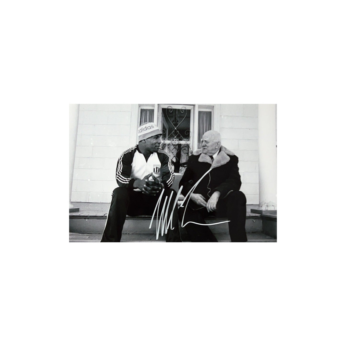 Mike Tyson Autographed 11x14 Boxing Talk With Cus D'Amato Beckett