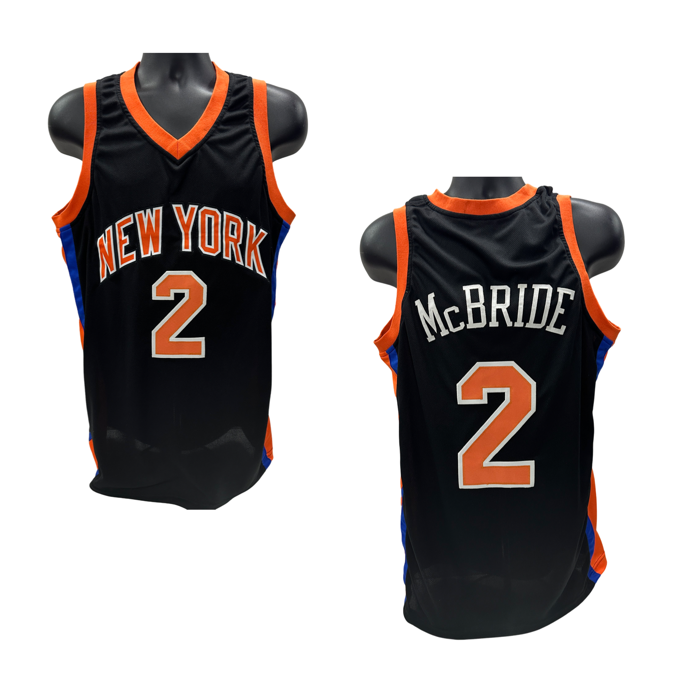 Miles McBride Unsigned New York Knicks Black Jersey