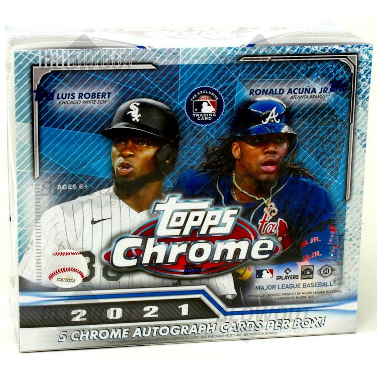 2021 MLB Topps Chrome - Hobby Jumbo Box