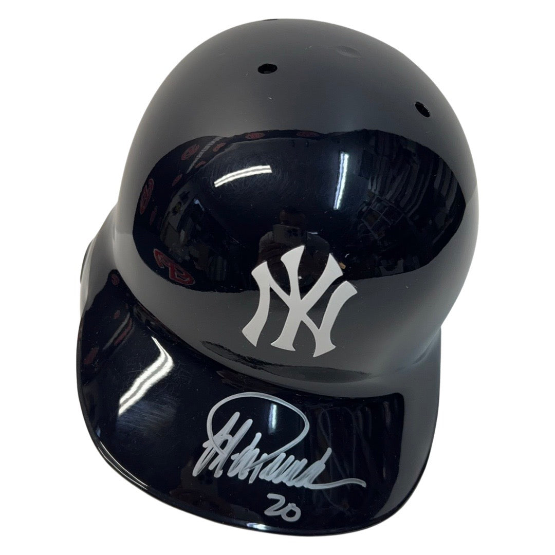 Jorge Posada Autographed New York Yankees Batting Helmet #20 JSA