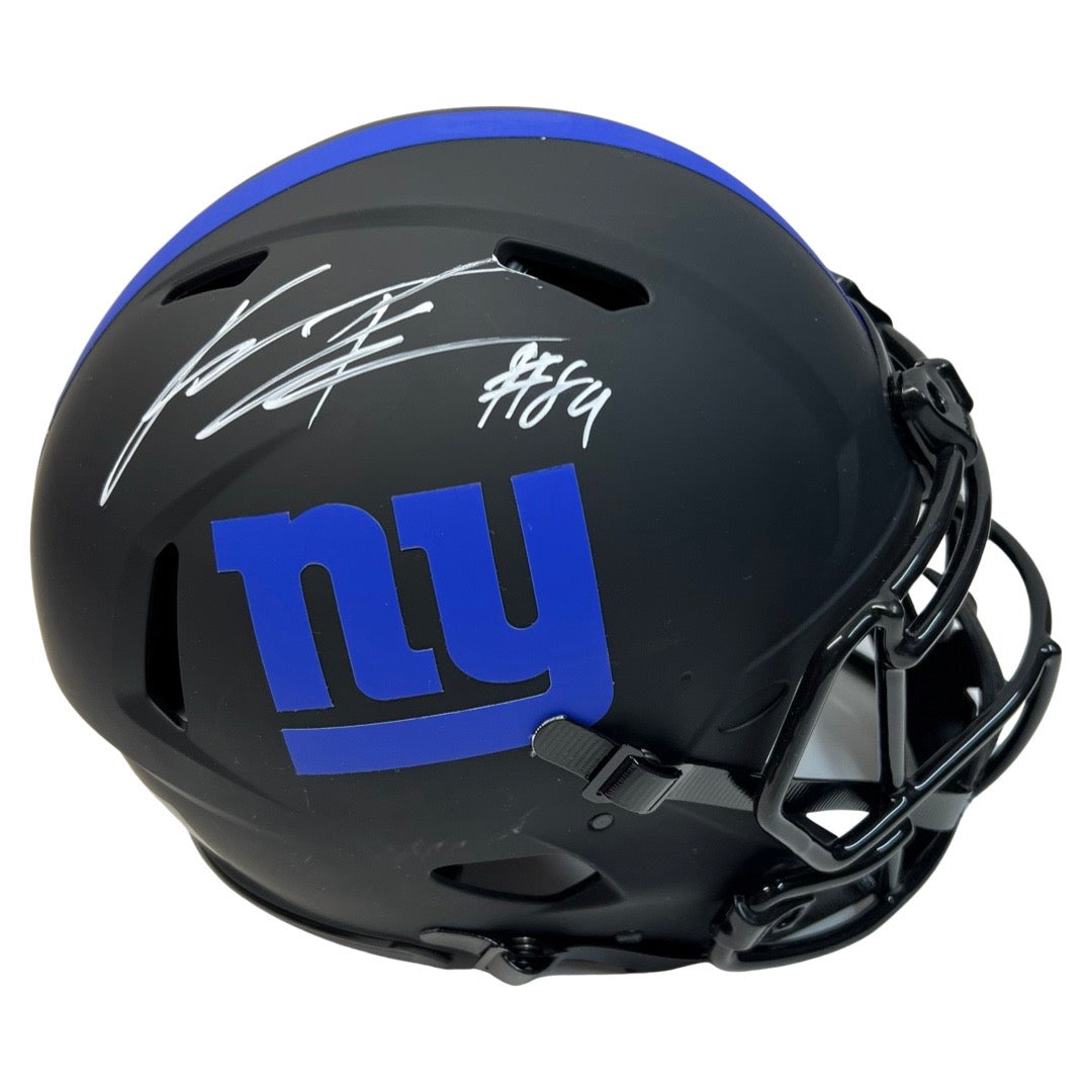 Kadarius Toney Autographed New York Giants Eclipse Authentic Helmet Beckett