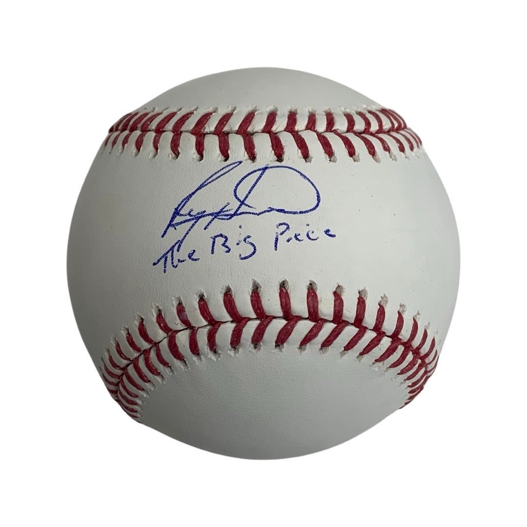 Ryan Howard Autographed Philadelphia Phillies OMLB The Big Piece Inscription Steiner CX