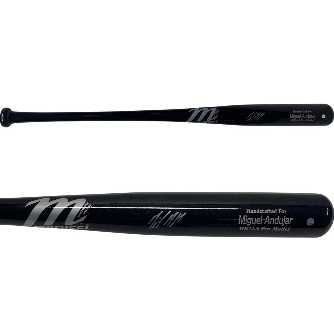 Miguel Andujar Autographed Marucci Game Model Bat Steiner