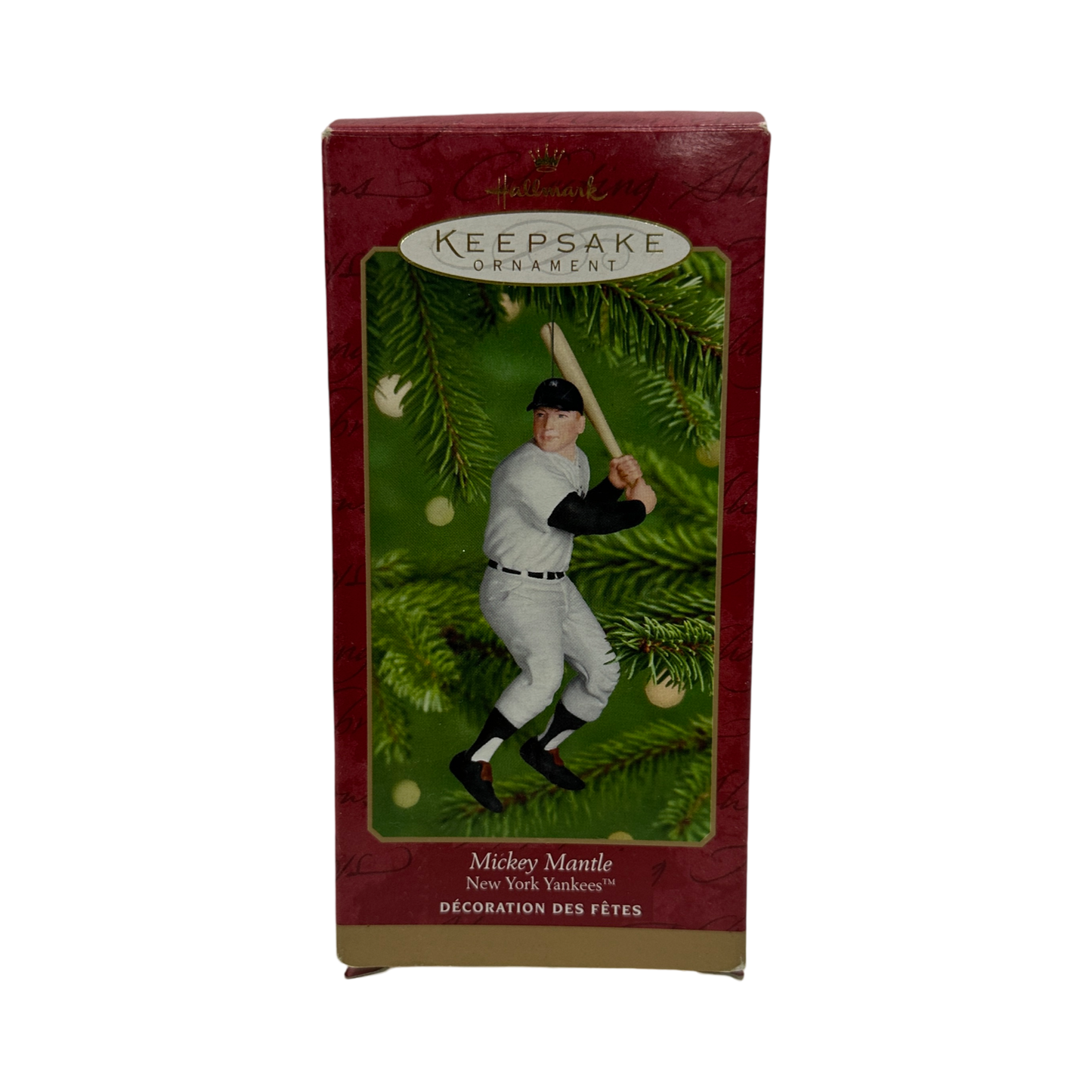 2001 Mickey Mantle Hallmark Keepsake Ornament