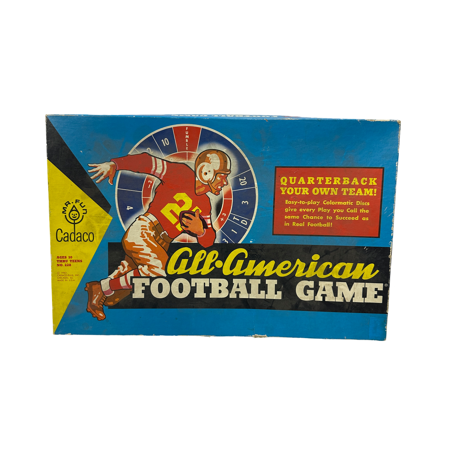 Mr Fun Cadaco All American Football Game