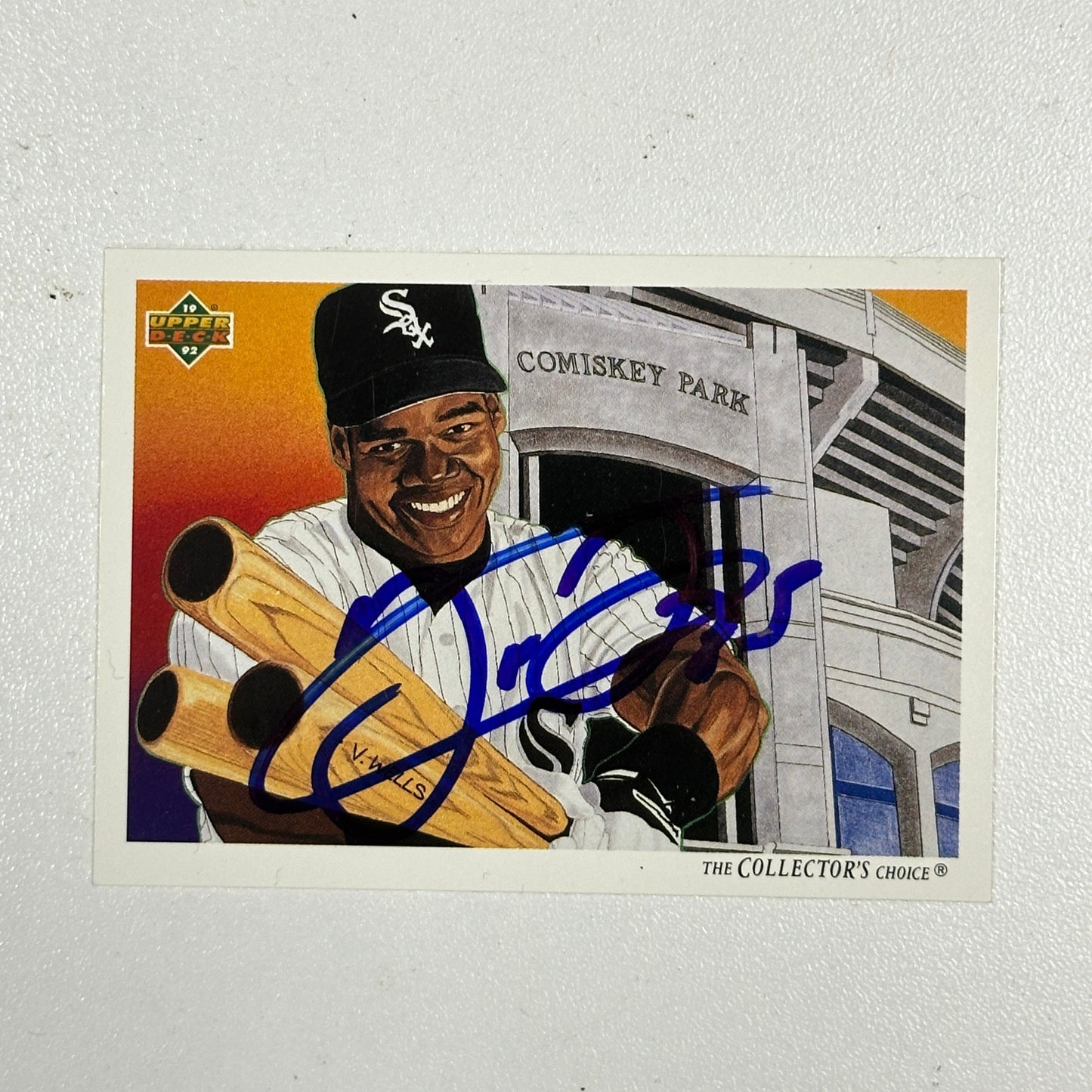 1991 Frank Thomas Autographed Upper Deck Chicago White Sox #87 Beckett