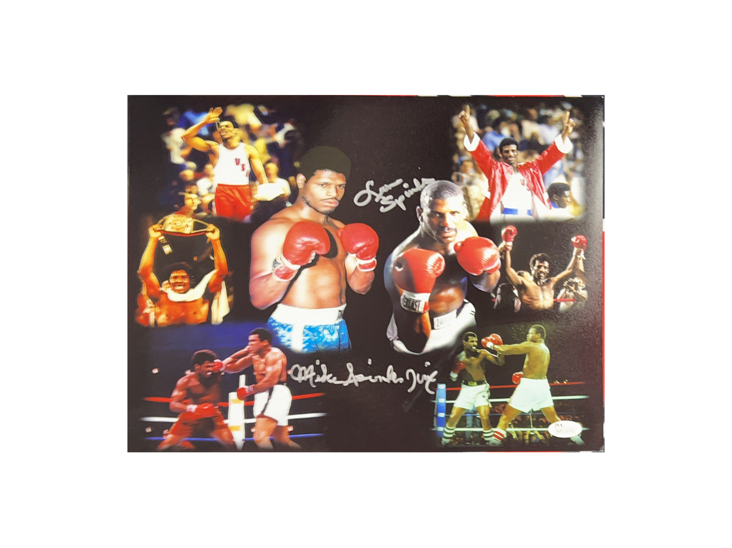 Michael Spinks & Leon Spinks Autographed 11x14 JSA