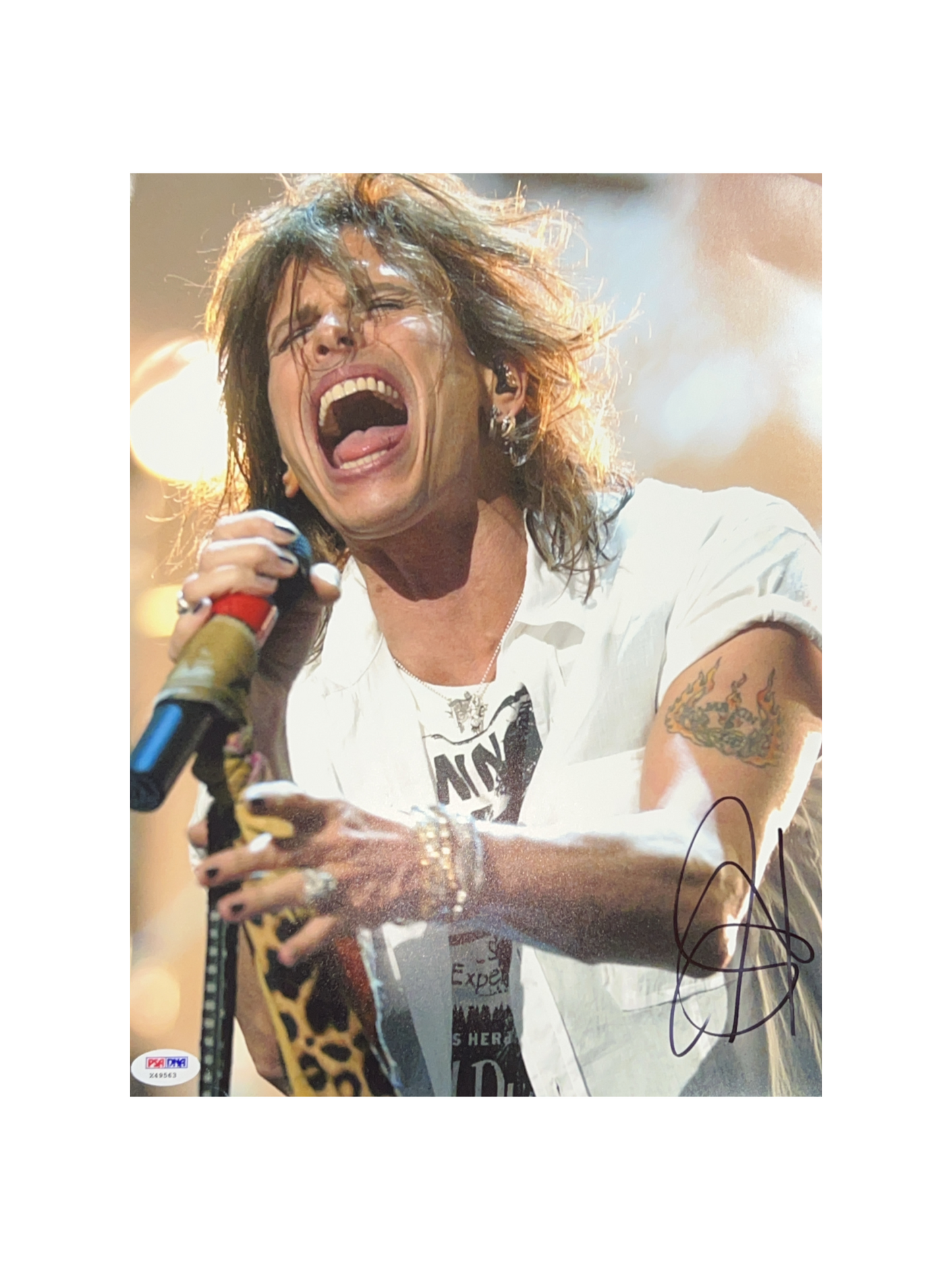 Steven Tyler Autographed 11x14 PSA