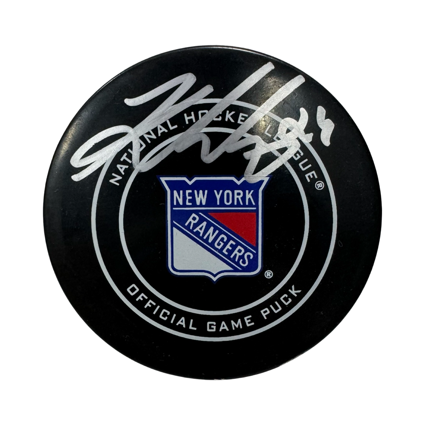 Kappa Kakko Autographed New York Rangers Official Game Puck Fanatics