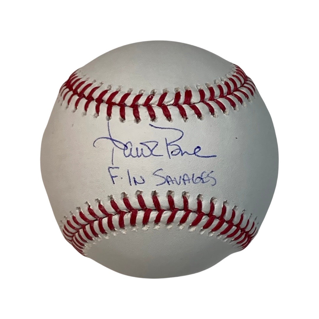 Aaron Boone Autographed New York Yankees OMLB F’N Savages Inscription Steiner CX