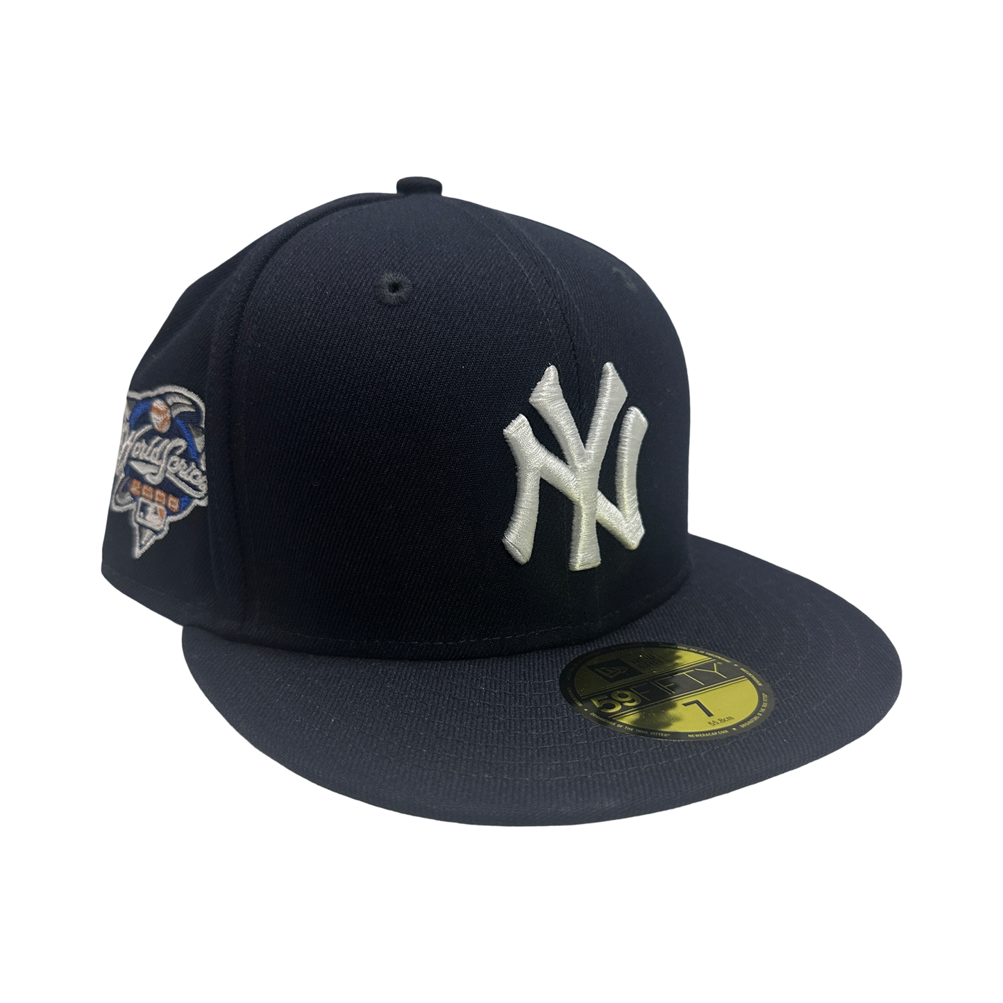 New Era MLB New York Yankees Blue 2000 World Series Fitted Hat Size 7