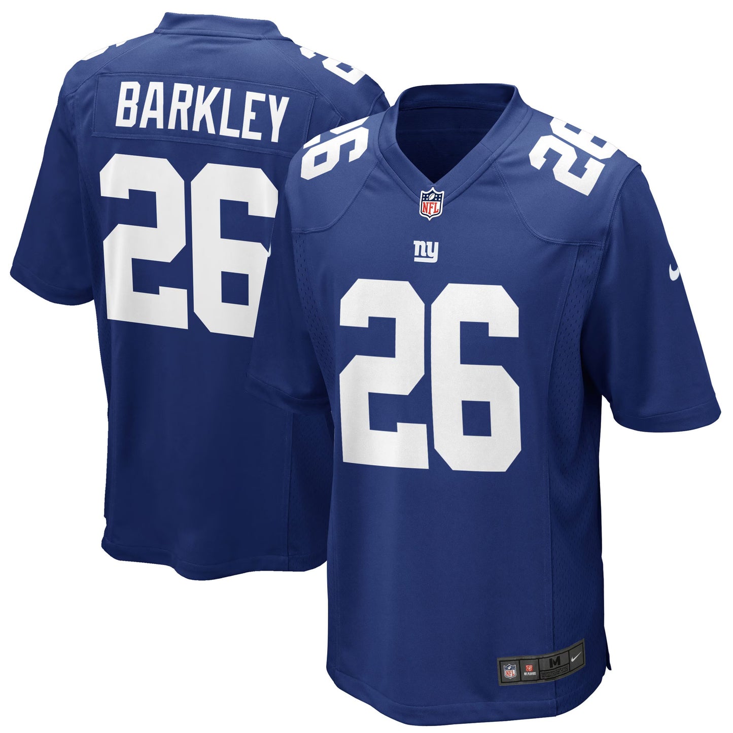 Saquon Barkley New York Giants Blue Nike Unsigned Jersey