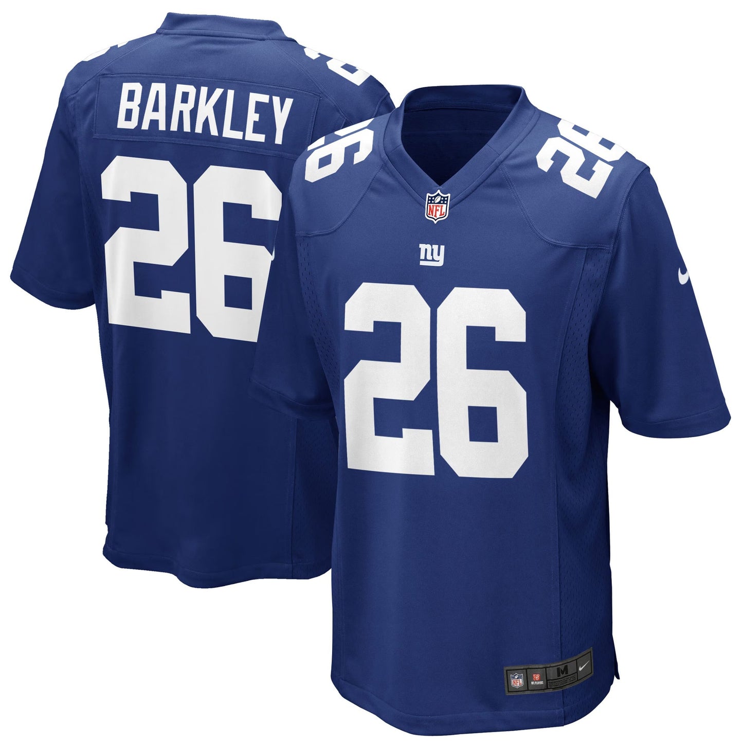 Saquon Barkley New York Giants Blue Nike Unsigned Jersey - XL