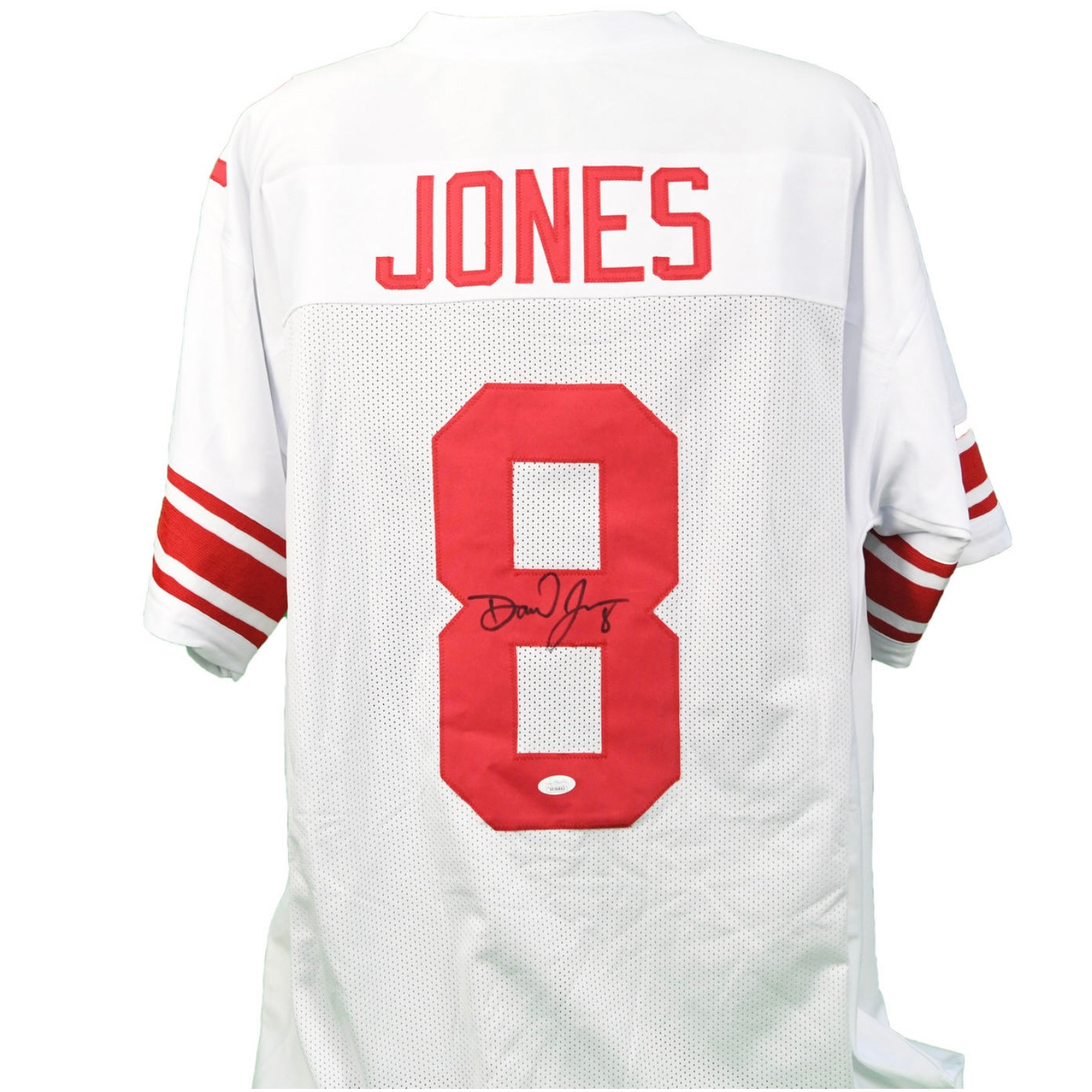 Daniel Jones Autographed New York Giants White Jersey Beckett