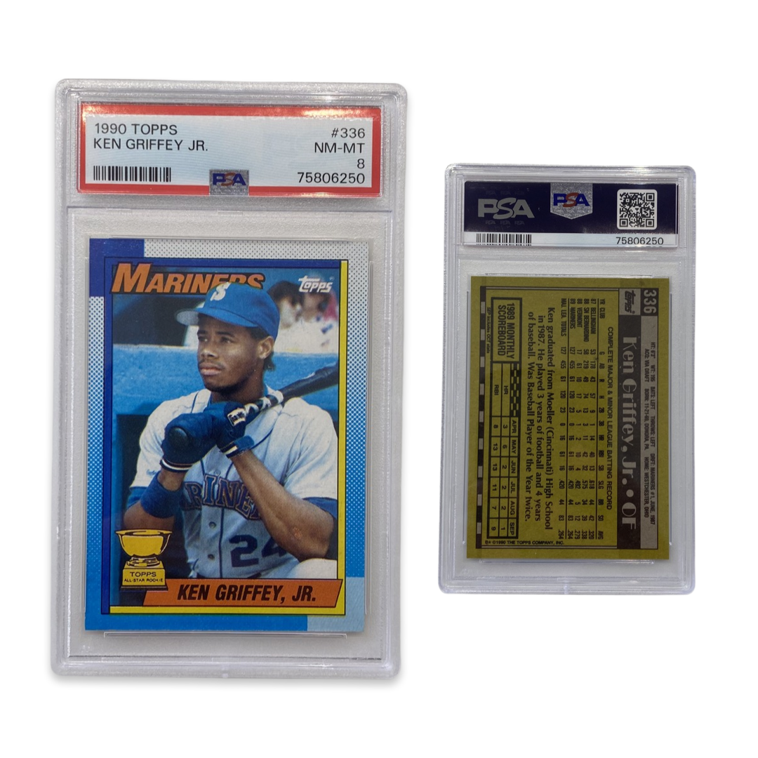 1990 Ken Griffey Jr. Topps #336 PSA NM-MT 8