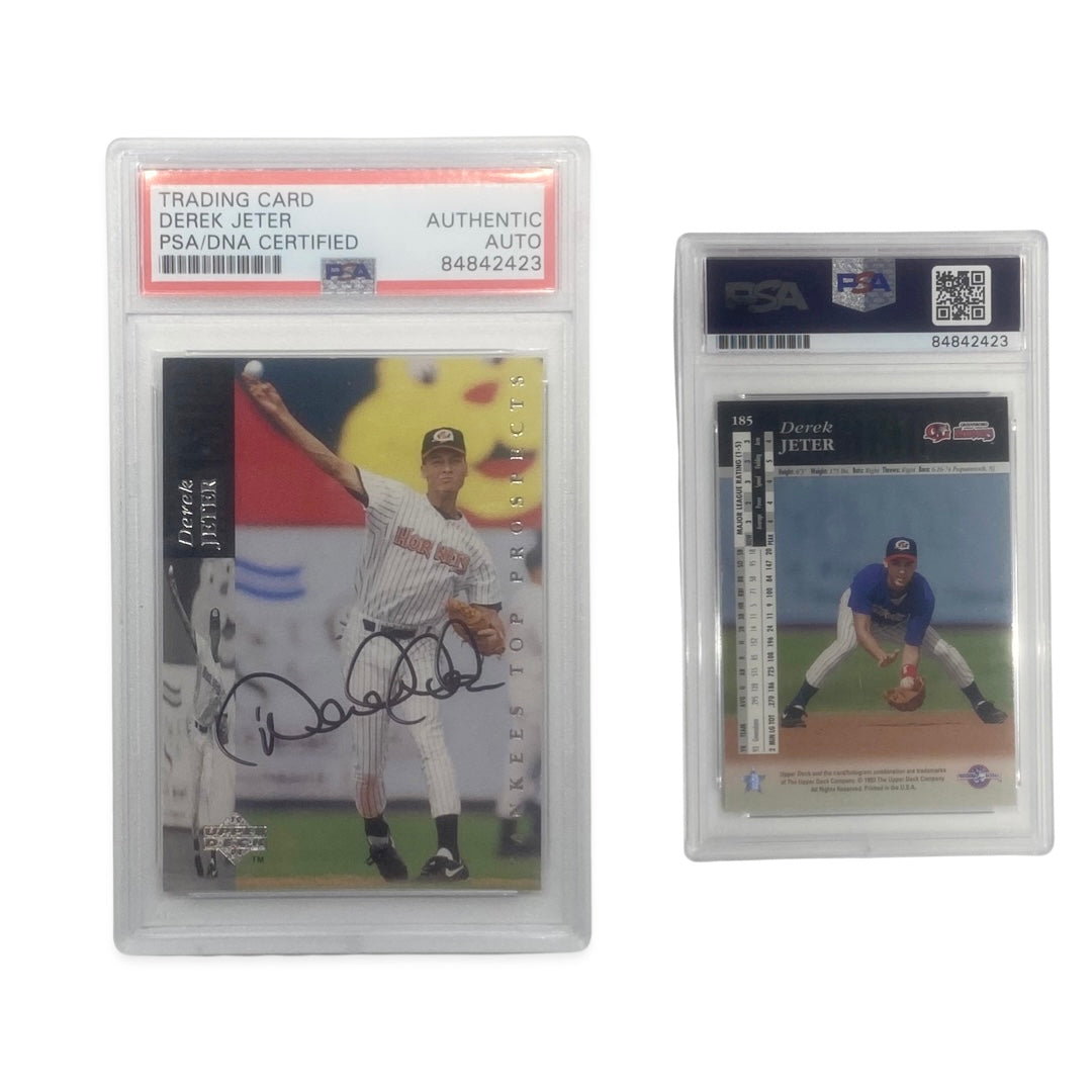 1994 Derek Jeter Upper Deck #185 Autographed PSA Auto Authentic