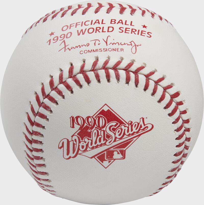 990 World Series Rawlings Commemorative Unsigned Baseball