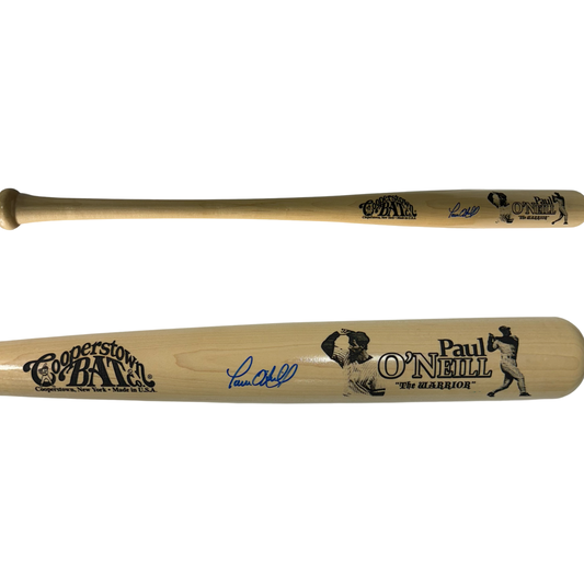 Paul O’Neill Autographed New York Yankees Tan Cooperstown Bat JSA