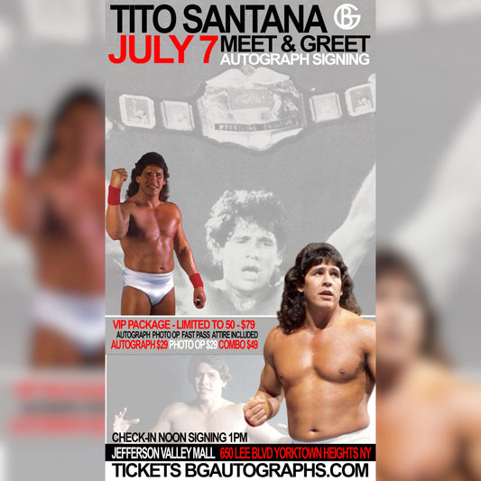Tito Santana Meet & Greet @ Jefferson Valley Mall - July 7th