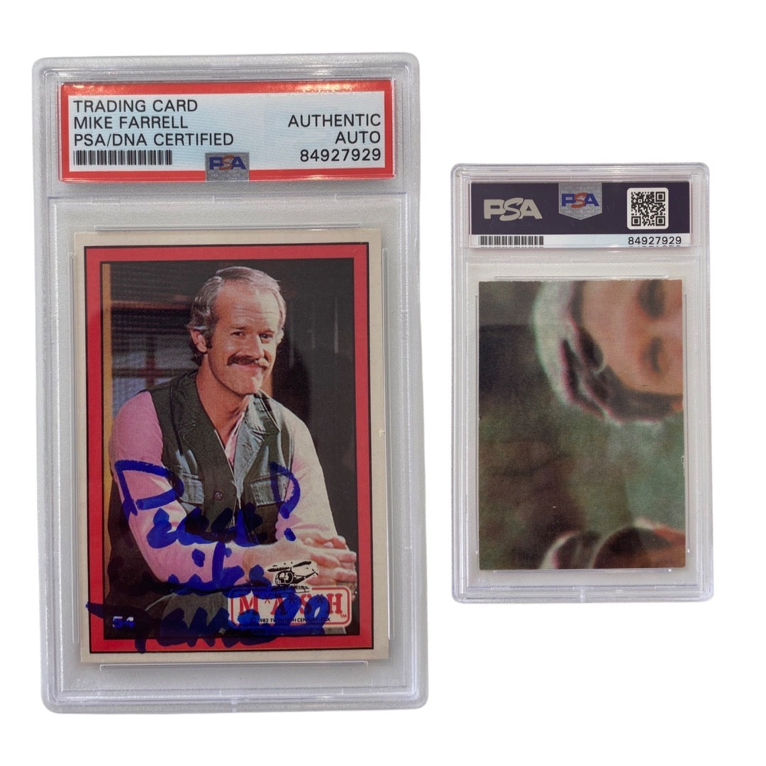 1982 Mike Farrell MASH #54 Autographed PSA Auto Authentic