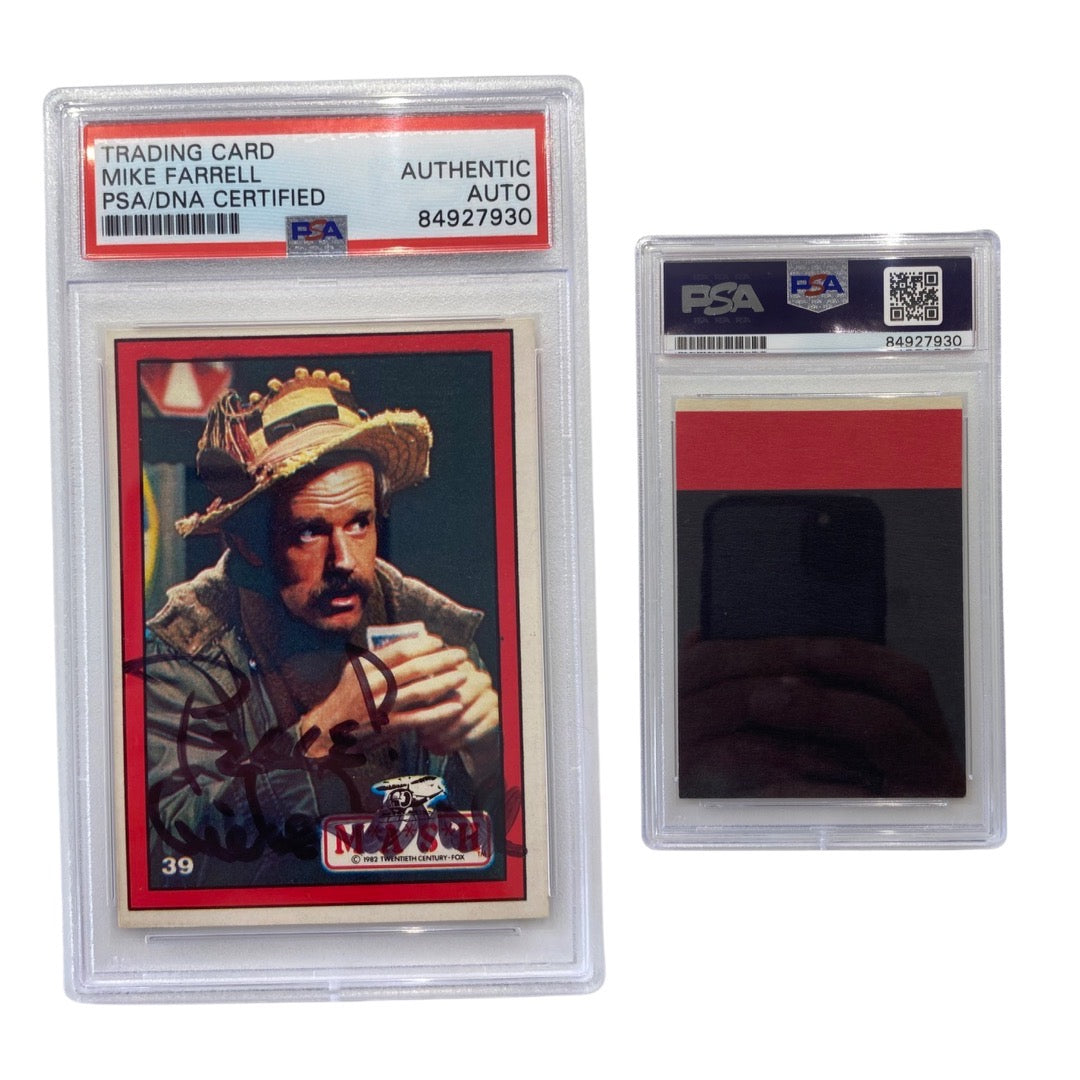 1982 Mike Farrell MASH #39 Autographed PSA Auto Authentic