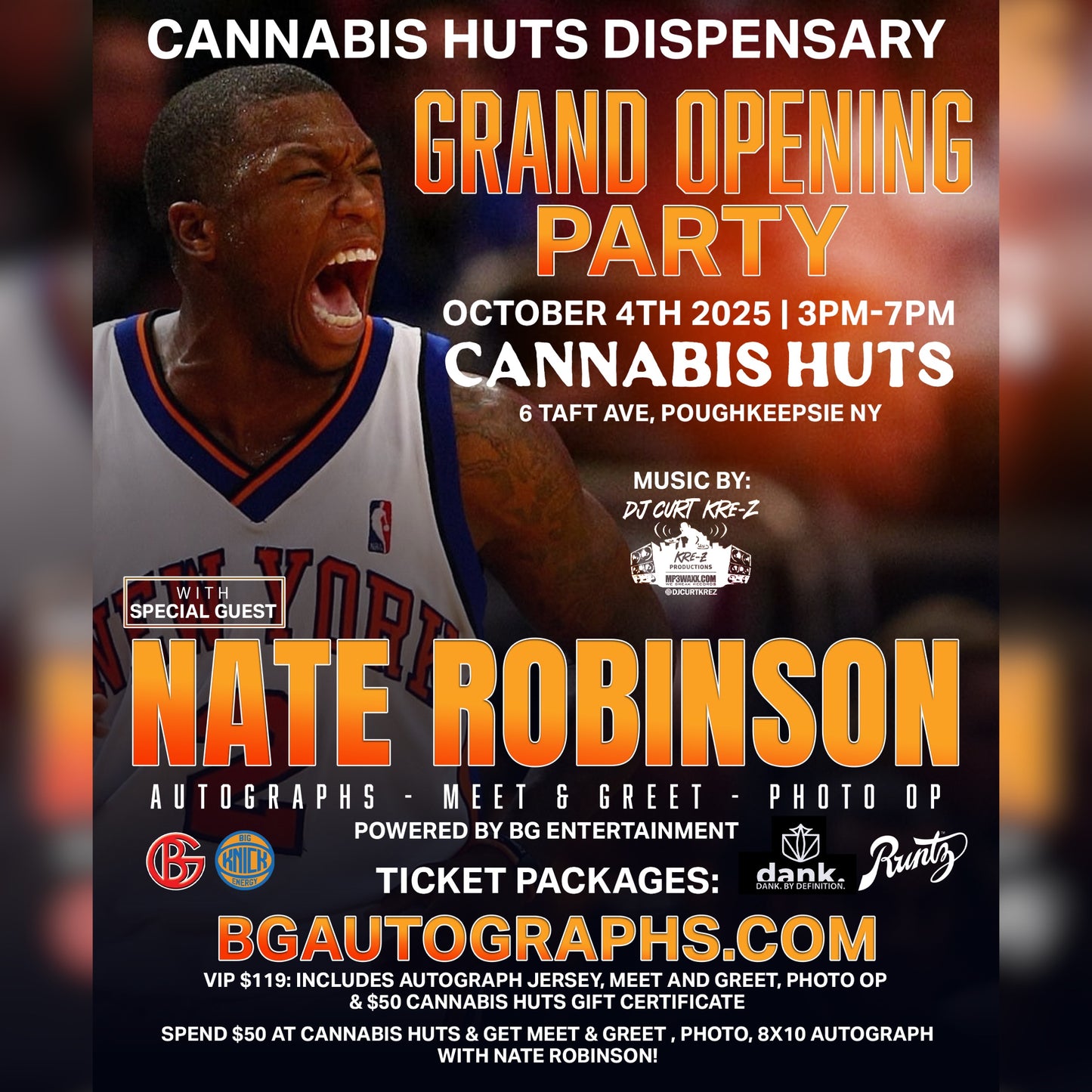 Cannabis Huts Grand Opening Party - Big Knick Energy VIP Meet & Greet - October 4