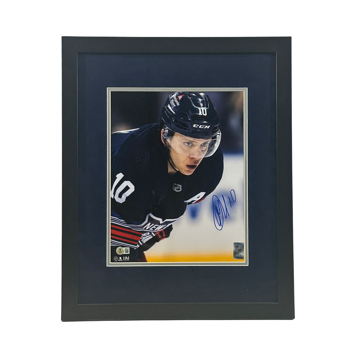 Artemi Panarin Autographed Close up 11x14 - Framed