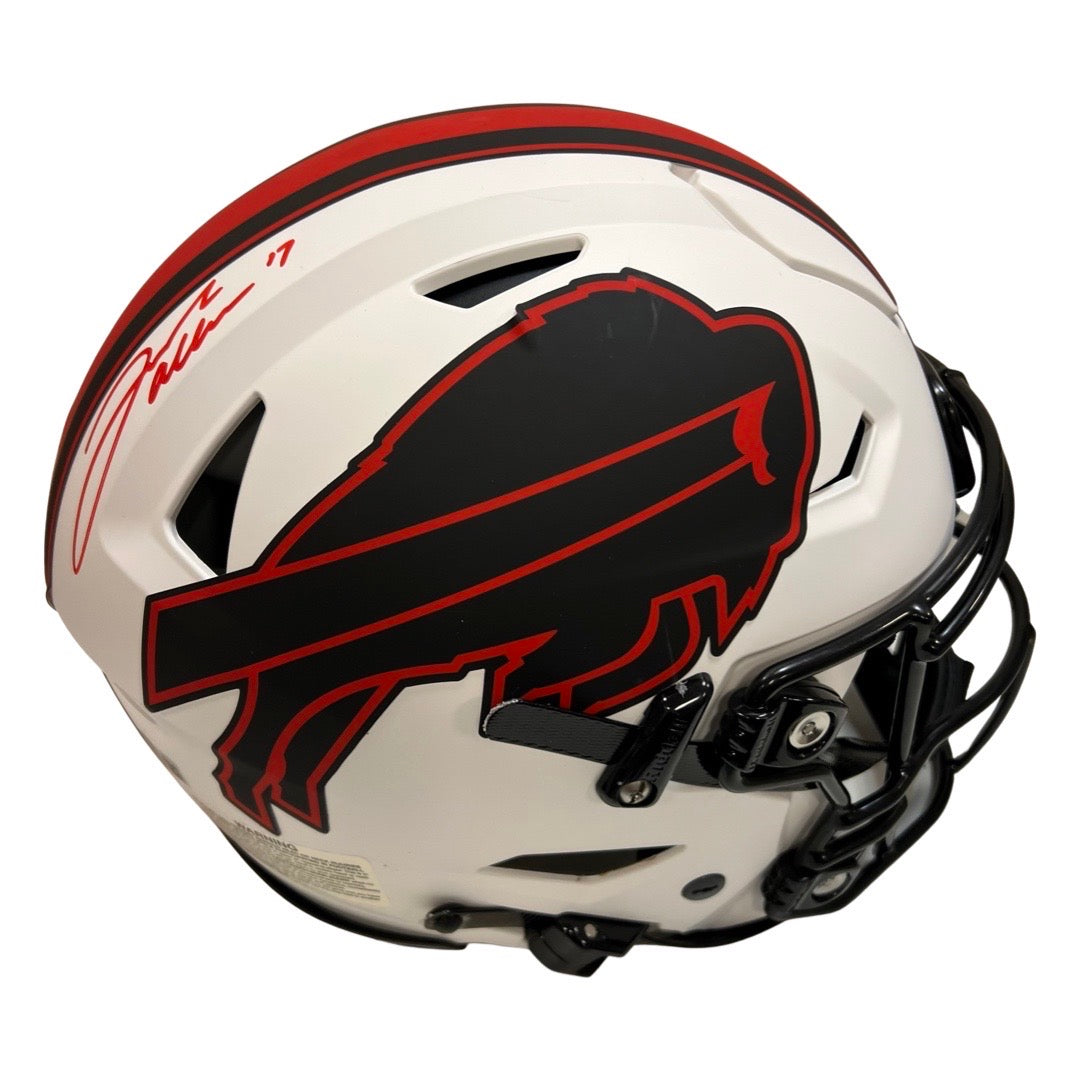 Josh Allen Autographed Buffalo Bills Lunar Eclipse Flex Helmet Beckett