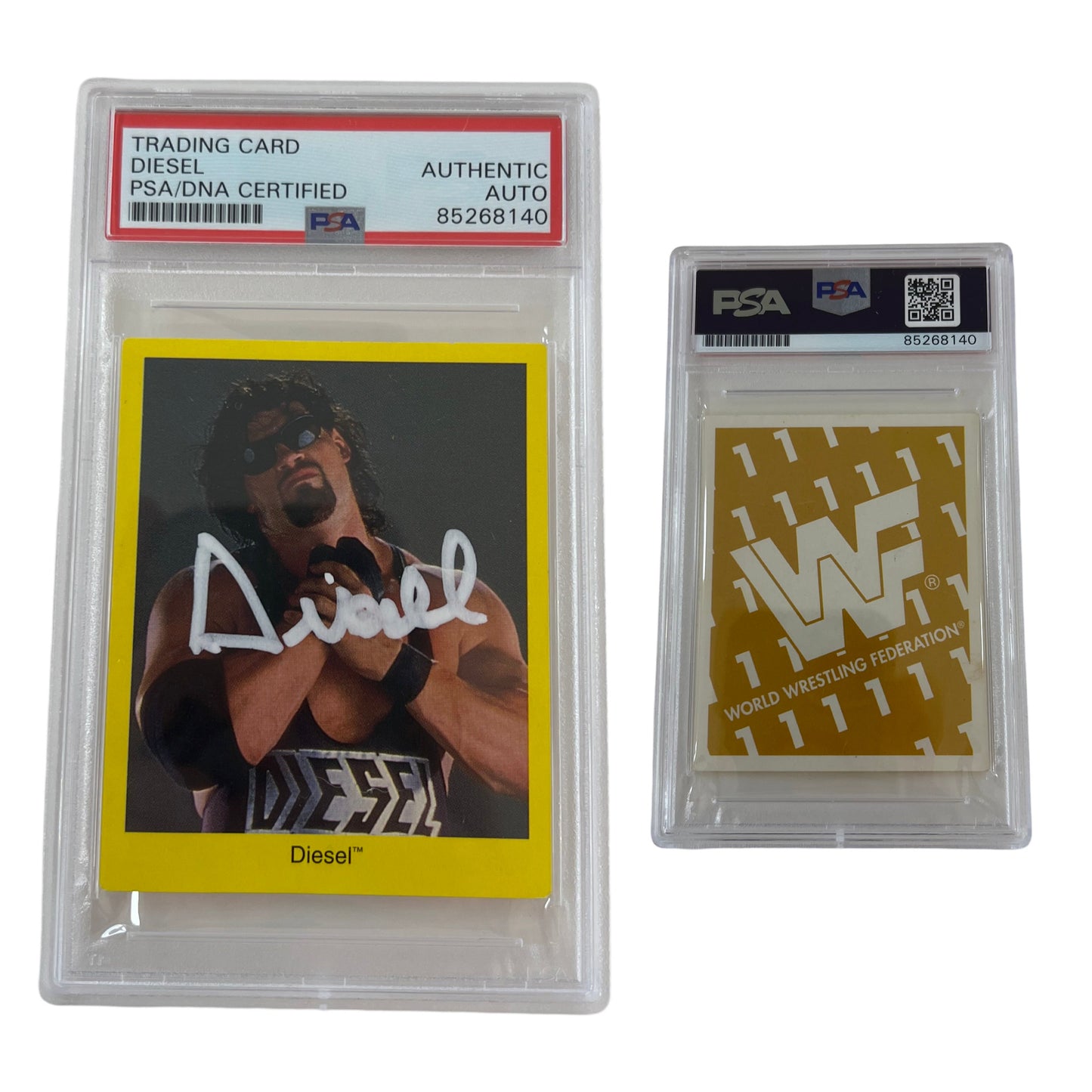 1997 Kane/Diesel Cardinal WWF Rookie PSA Auto Authentic