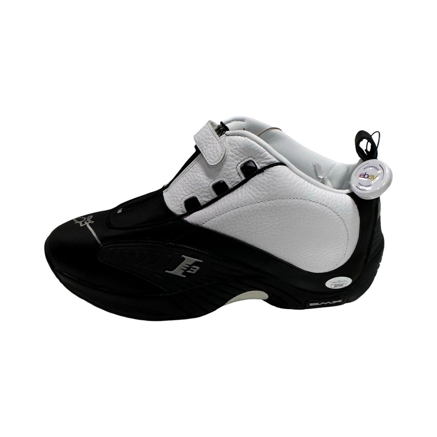 Allen Iverson Black/White Answer IV Sneaker JSA
