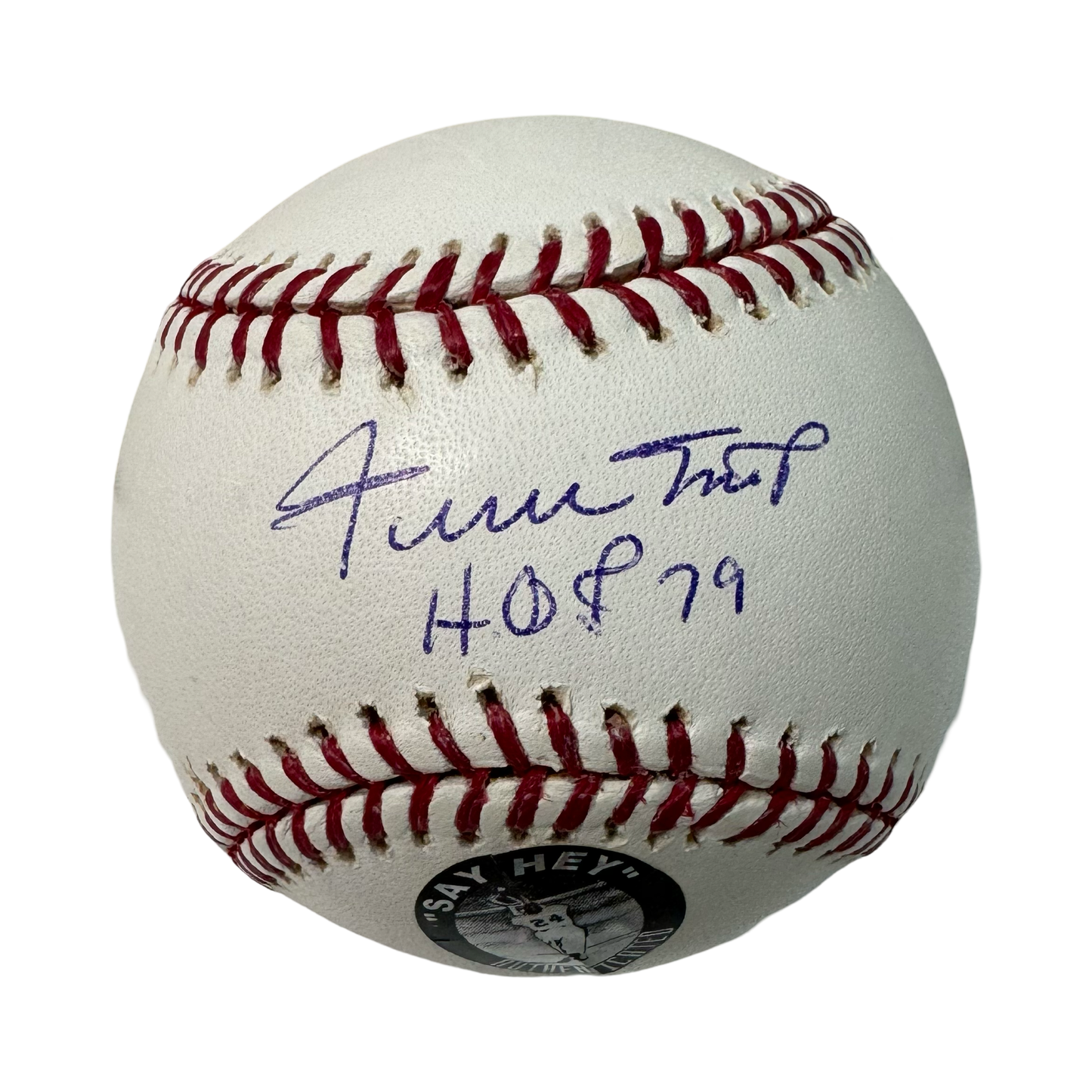 Willie Mays Autographed San Francisco Giants OMLB HOF 79 Inscription Say Hey & JSA