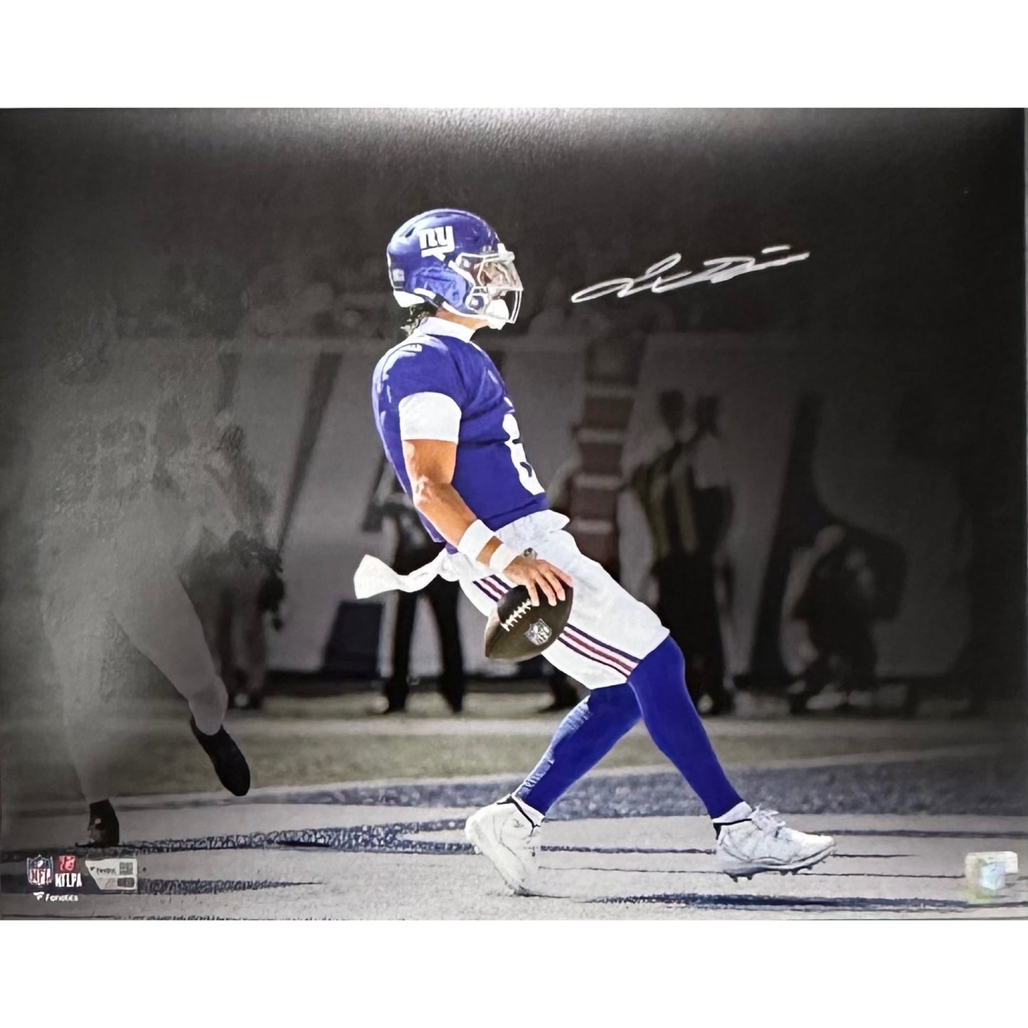 Jaxson Dart New York Giants Autograph 16x20 Fanatics COA