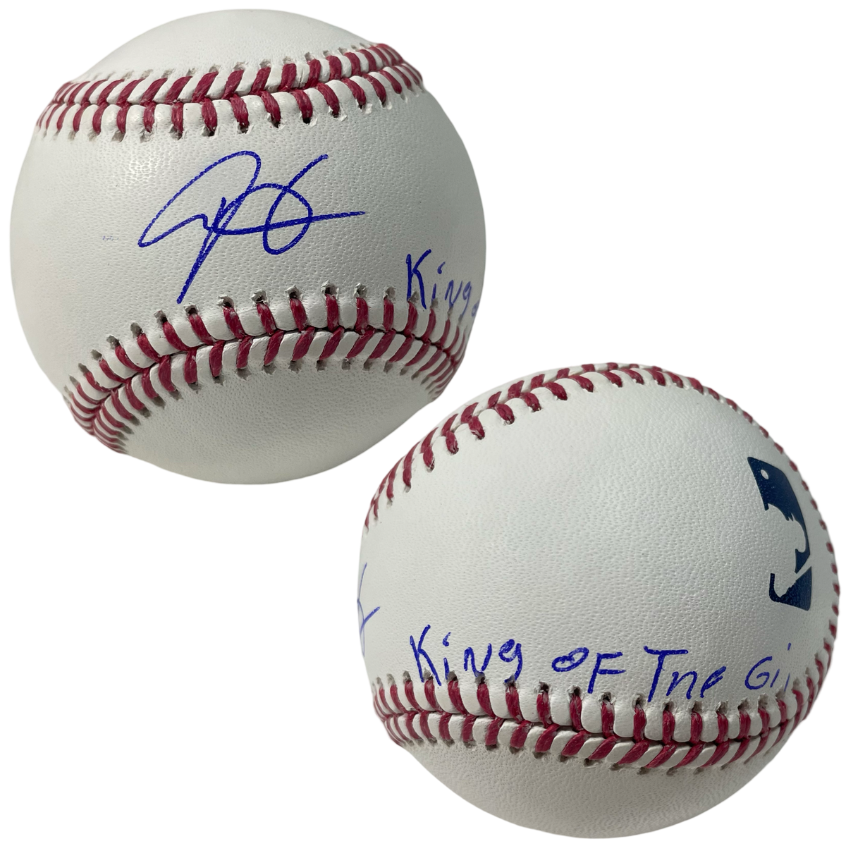 Luis Gil Autographed New York Yankees OMLB King of the Gil Inscription JSA