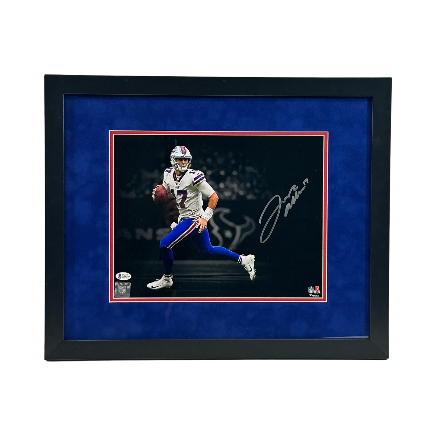Josh Allen Autographed Buffalo Bills Signed Framed 11x14 Photo Beckett