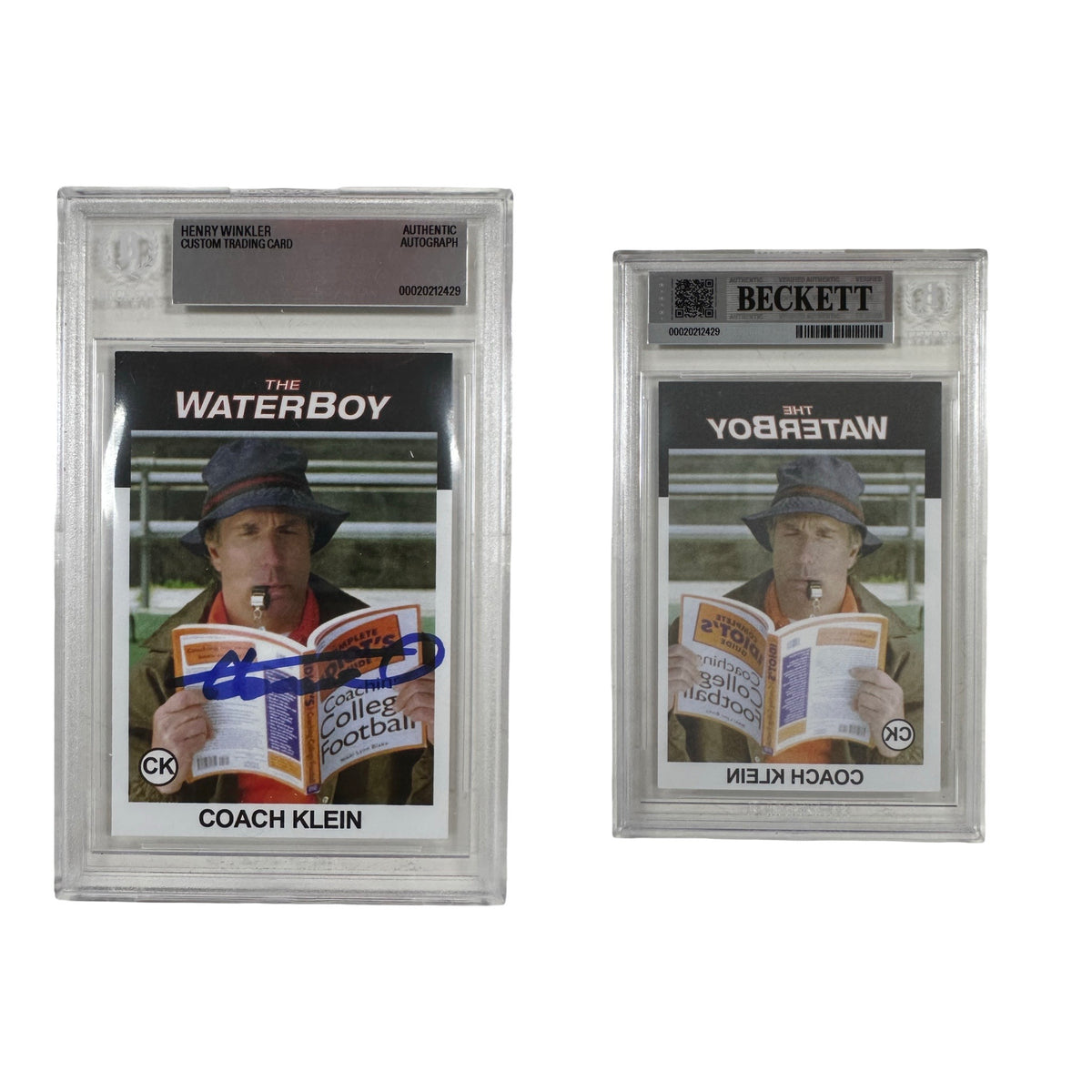 Henry Winkler The Waterboy Coach Klein Beckett Trading Card