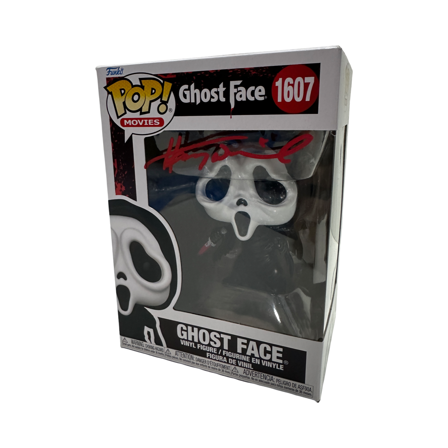 Henry Winkler Autographed Scream Ghost Face Funko Pop Red Ink Beckett